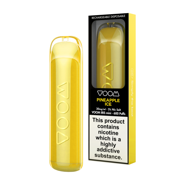 Купить Voom - Pineapple Ice (Ананас) 600 затяжек, 20 мг (2%)