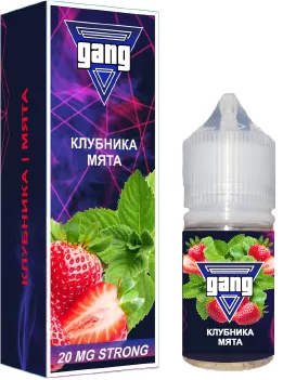 Купить GANG Strong - Клубника-Мята, 30мл