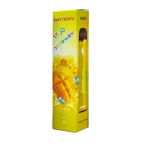 Купить Artery Abar 1500  - Манго, 1500 затяжек, 20 мг (2%)