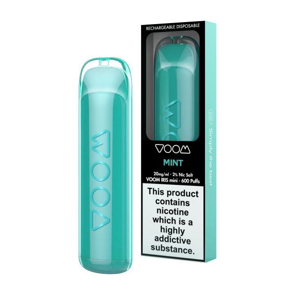 Купить Voom - Mint (Мята) 600 затяжек, 20 мг (2%)