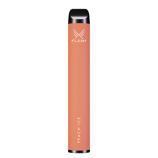Купить Flash - Peach Ice (Персик), 600 затяжек, 20 мг (2%)