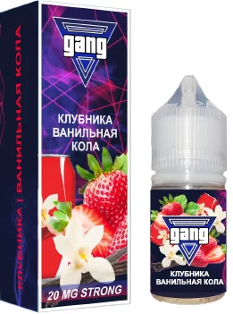 Купить GANG Strong - Клубника-Ванильная Кола, 30мл