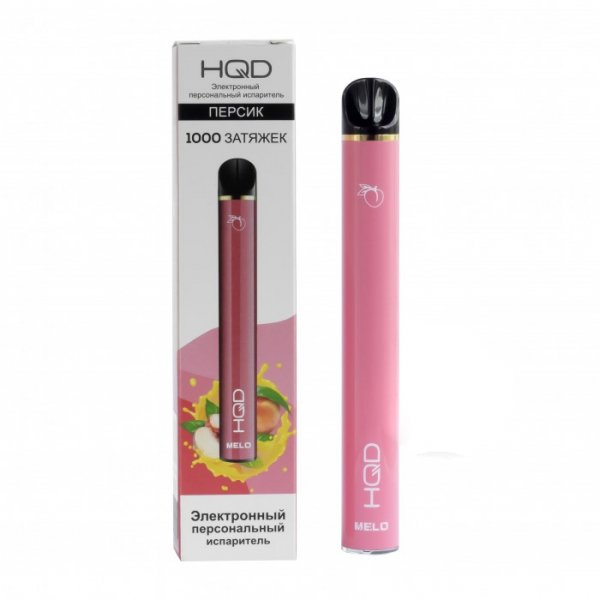 Купить HQD Melo - Персик, 1000 затяжек, 20 мг (2%)