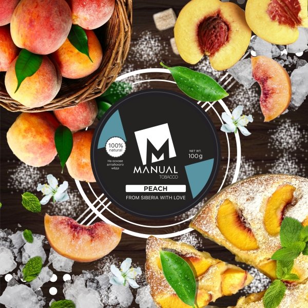 Купить Manual Blue - Peach (Персик) 100г
