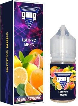 Купить GANG Strong - Цитрус микс, 30мл