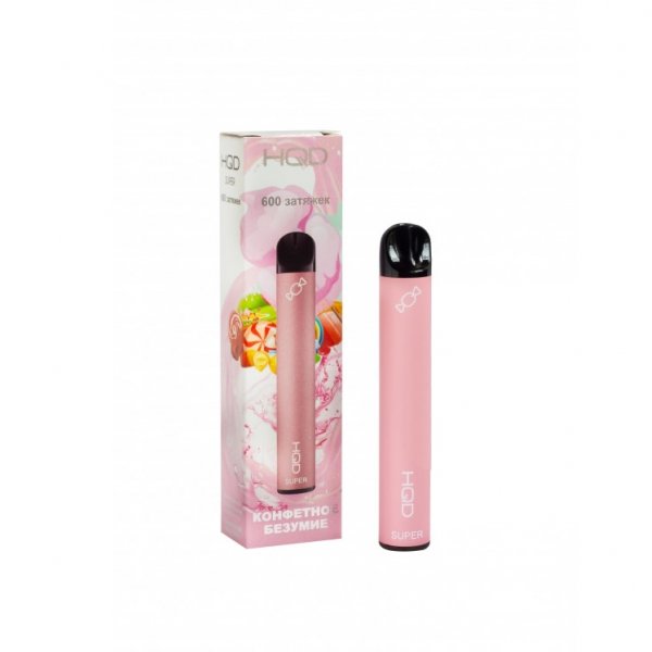 Купить HQD Super - Candy (Конфетное безумие), 600 затяжек, 20 мг (2%)
