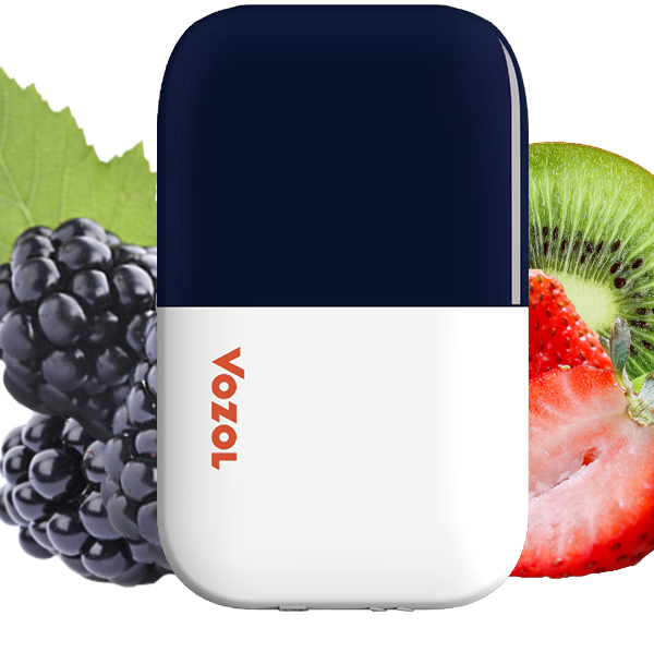 Купить Vozol D6 - Ежевика, Клубника, Киви, 1000 затяжек, 20 мг (2%)