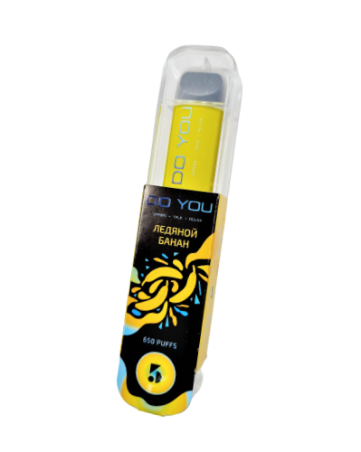 Купить Do You - Banana Ice (Ледяной банан), 650 затяжек, 20 мг (2%)