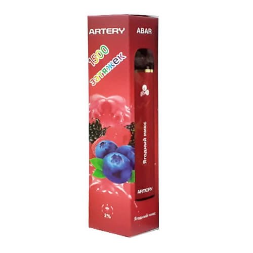 Купить Artery Abar 1500  - Ягодный микс, 1500 затяжек, 20 мг (2%)