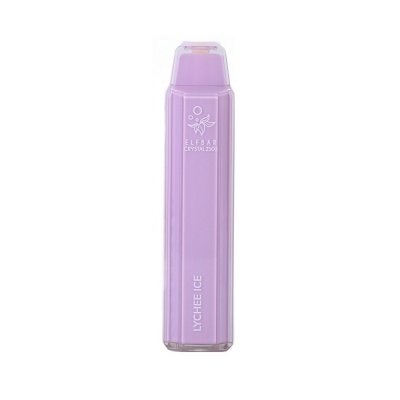 Купить Elf Bar Crystal - Lychee Ice (Ледяной личи), 2500 затяжек, 20 мг (2%)