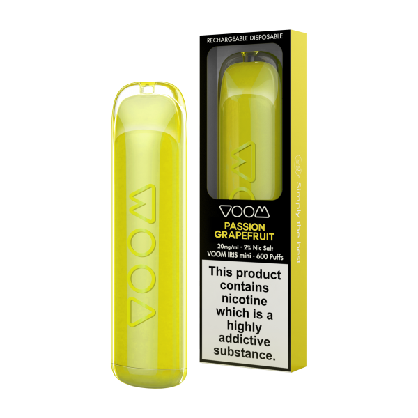 Купить Voom - Passion Grapefruit (Грейпфрут), 600 затяжек, 20 мг (2%)