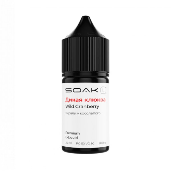 Купить Soak L - Wild Cranberry (Дикая Клюква), 30 мл