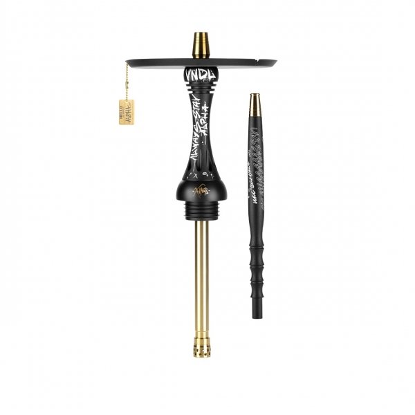 Купить Alpha Hookah - Model X VNDL Jet Black (Шахта+Шланг+Мундштук+Блюдце)