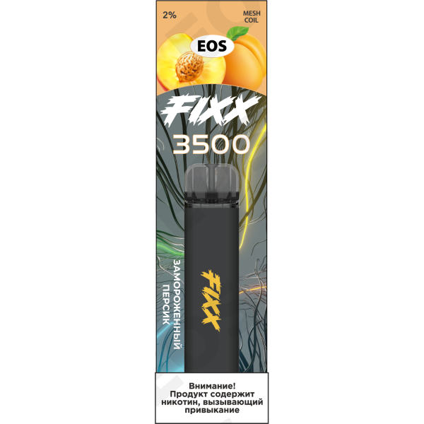 Купить EOS Fixx - Peach Freeze (Ледяной Персик), 3500 затяжек, 20 мг (2%)