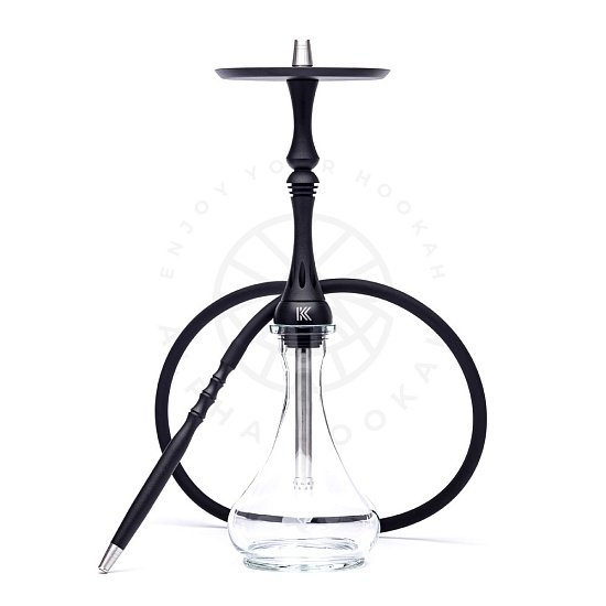 Купить Alpha Hookah - Kappa X Black Matte (Шахта+Шланг+Мундштук+Блюдце)