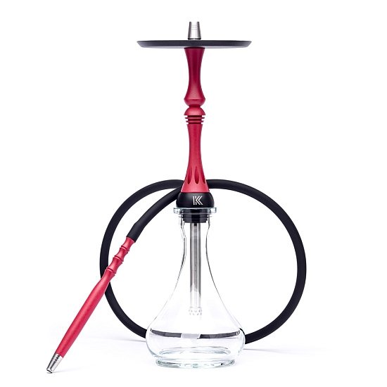 Купить Alpha Hookah - Kappa X Red Matte (Шахта+Шланг+Мундштук+Блюдце)