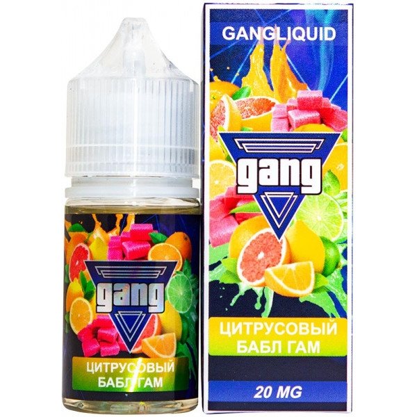Купить GANG - Цитрусовый Бабл Гам, 30мл