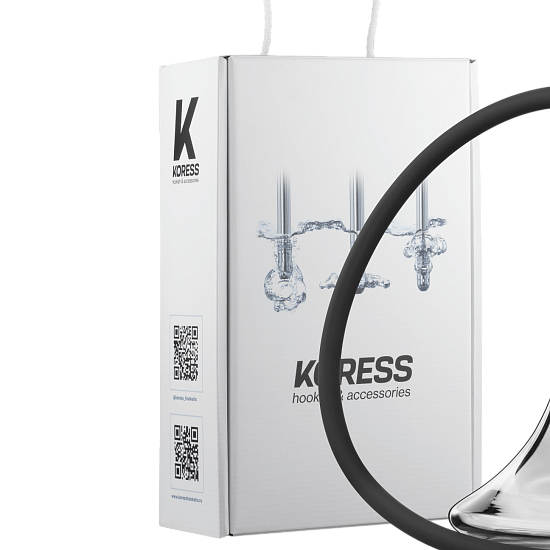 Купить Koress - K1L Black Mat (Шахта + Шланг + Мундштук + Блюдце)