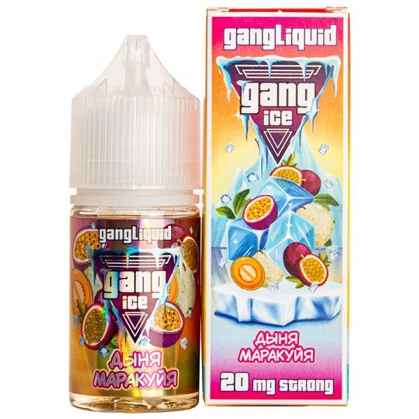 Купить GANG ICE STRONG - Дыня-Маракуйя, 30мл