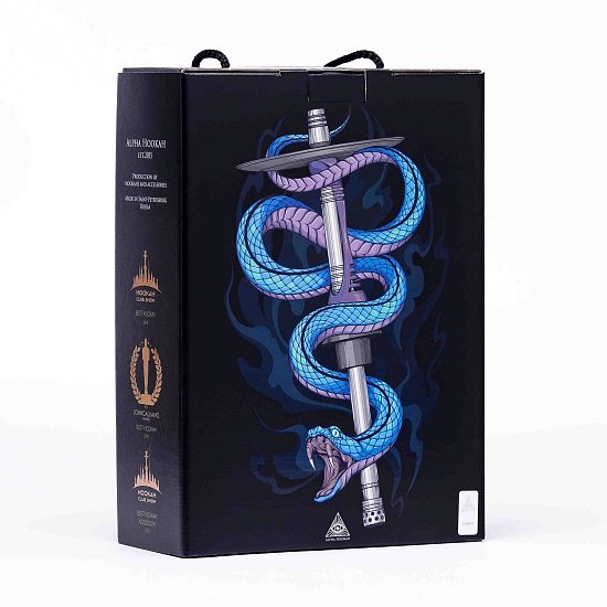 Купить Alpha Hookah - Model S Dark Blue (Шахта+Шланг+Мундштук+Блюдце)