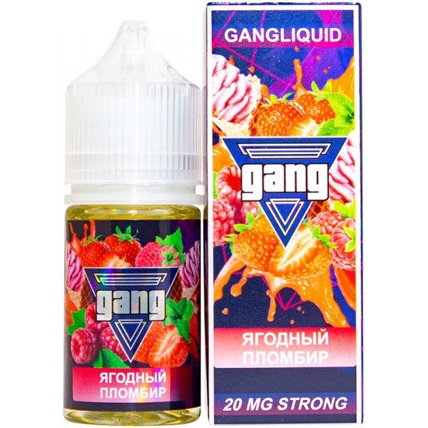 Купить GANG Strong - Ягодный Пломбир, 30мл