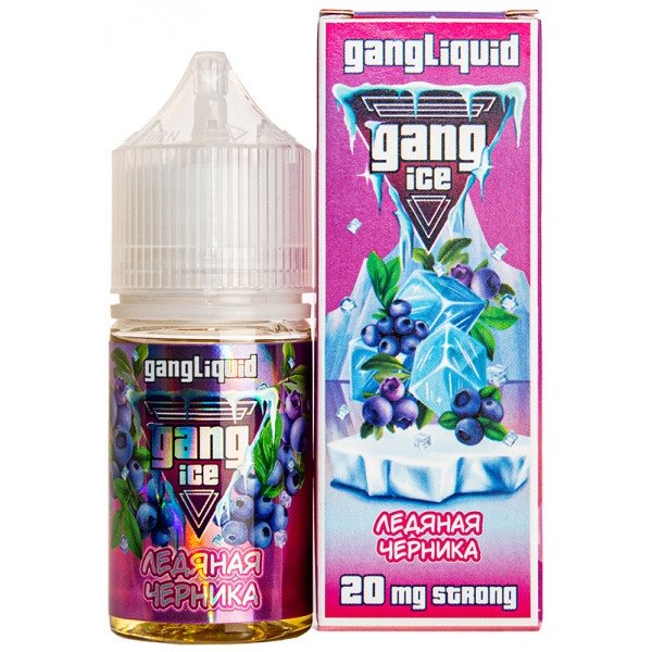Купить GANG ICE - Ледяная Черника, 30мл