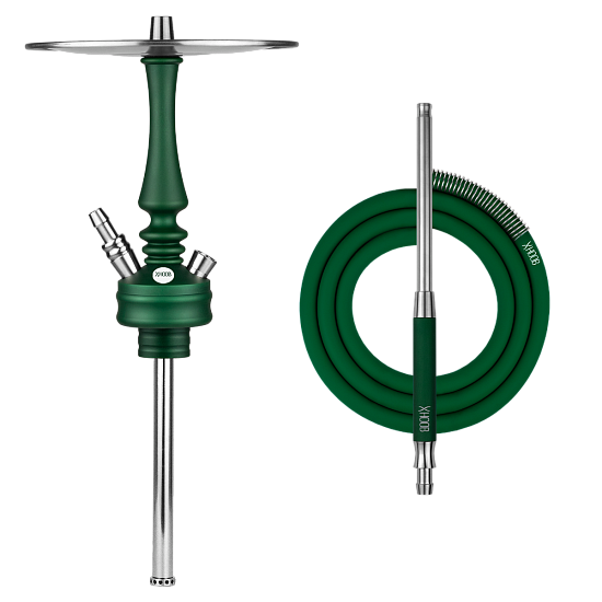 Купить Hoob Mars Mini British Racing Green (Шахта + Блюдце + Шланг + Мундштук)