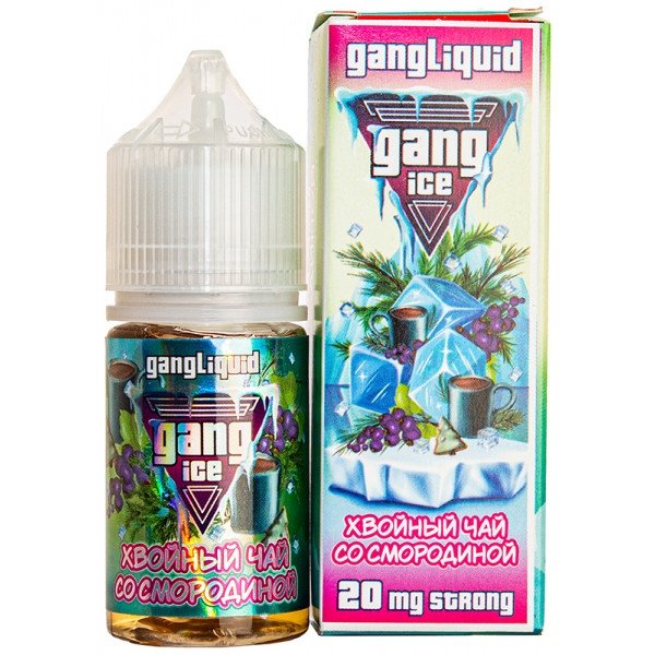 Купить GANG ICE STRONG - Хвойный Чай со Смородиной, 30мл