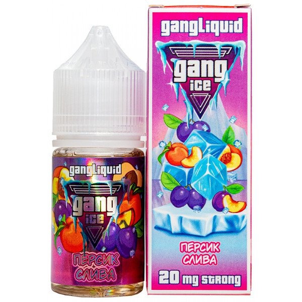 Купить GANG ICE - Персик-Слива, 30мл