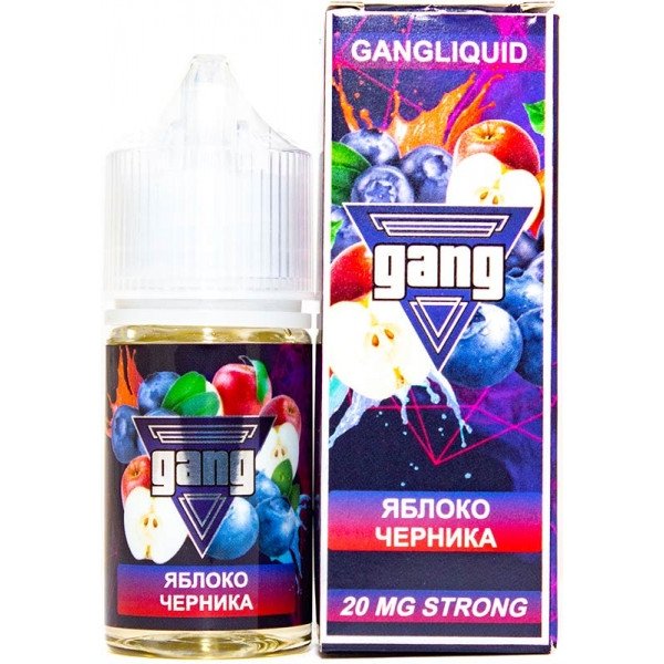 Купить GANG Strong - Яблоко-Черника, 30мл