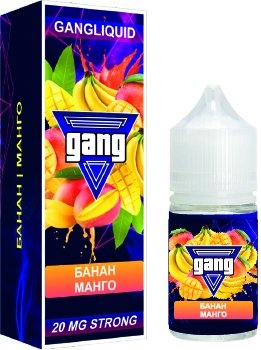 Купить GANG Strong - Банан-Манго, 30мл