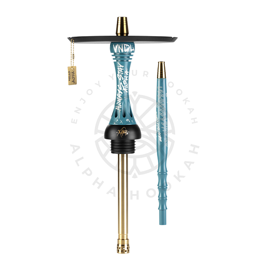 Купить Alpha Hookah - Model X VNDL Azure (Шахта+Шланг+Мундштук+Блюдце)