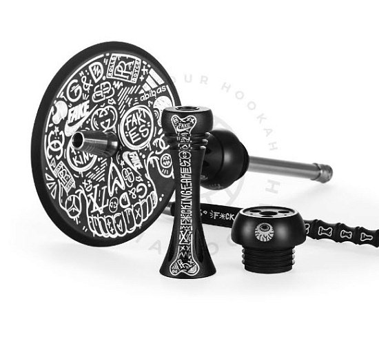 Купить Alpha Hookah - Model X SS Fakes (Шахта+Шланг+Мундштук+Блюдце)