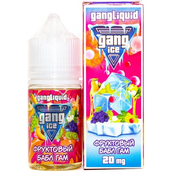 Купить GANG ICE - Фруктовый Бабл Гам, 30мл