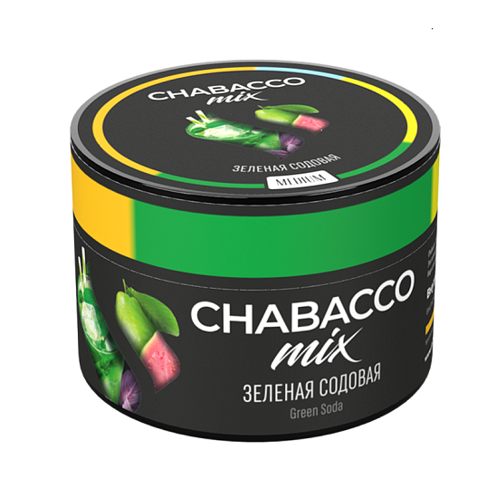 Купить Chabacco MEDIUM MIX - Green Soda (Зеленая Содовая) 50г