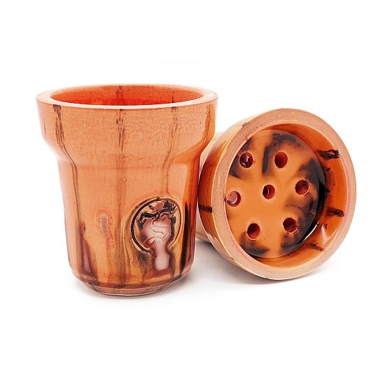 Купить Чаша ST - Classic Glaze Оранжевая с полосками