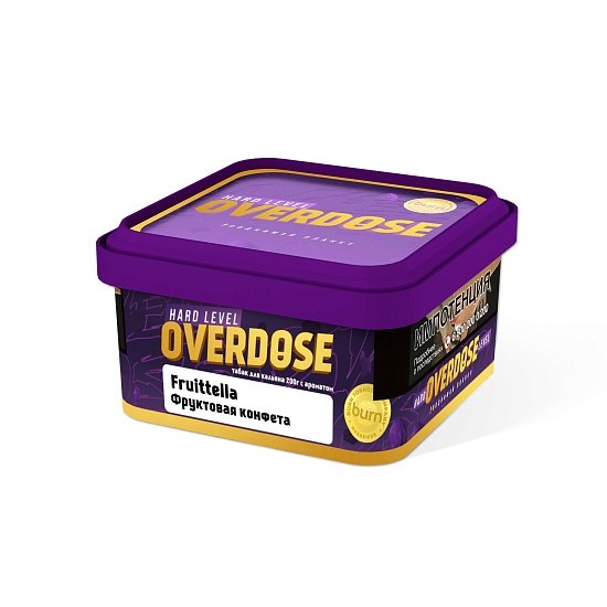 Купить Overdose - Fruittella (Фруктовая конфета) 200г