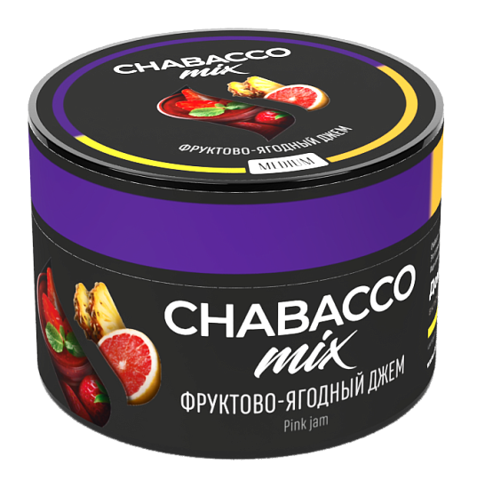 Купить Chabacco MEDIUM MIX - Pink Jam (Фруктово-ягодный джем) 50г