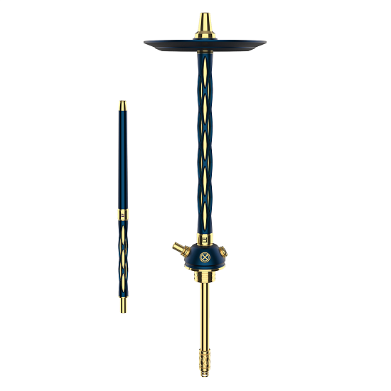 Купить Blade Hookah - One Le Blue-Gold (Шахта + Мундштук)