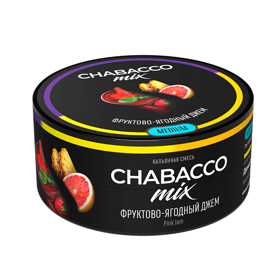 Купить Chabacco MEDIUM MIX - Pink Jam (Фруктово - ягодный джем) 25г