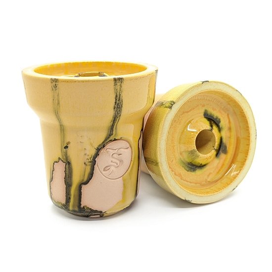 Купить Чаша ST - Phunnel Glaze Желтая с полосками