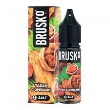 Купить Brusko Salt Chubby - Табак с орехами 35мл
