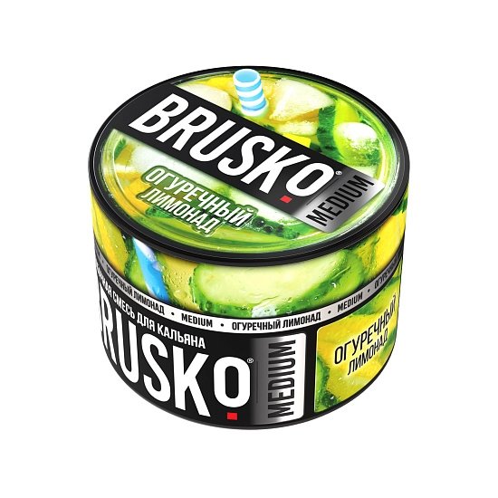 Купить Brusko Medium - Огуречный лимонад 250г