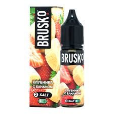 Купить Brusko Salt Chubby - Клубника с бананом 35мл