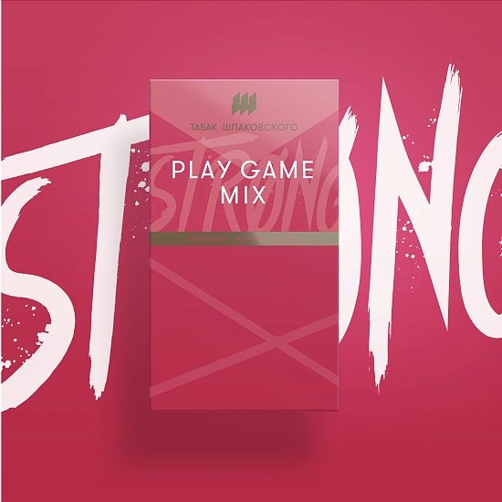 Купить Шпаковского - STRONG Play Game Mix (Апельсин, малина, холод) 40г