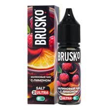 Купить Brusko Salt Chubby - Малиновый чай с лимоном 35мл
