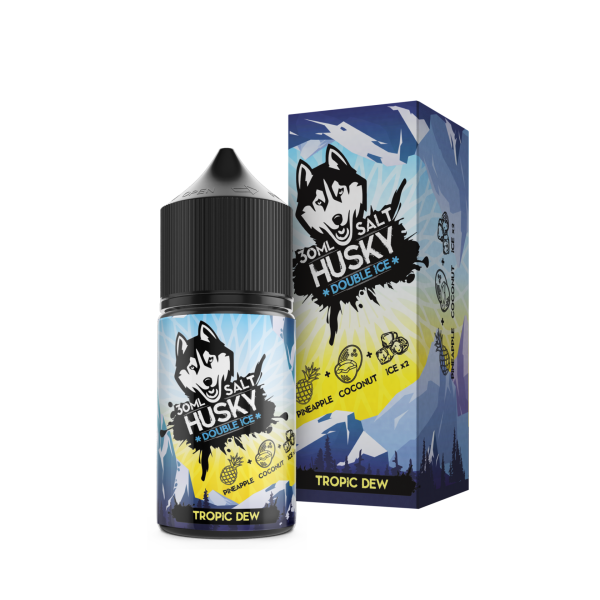 Купить Husky Salt Double Ice - Tropic Dew (Пина колада) 30 мл №2