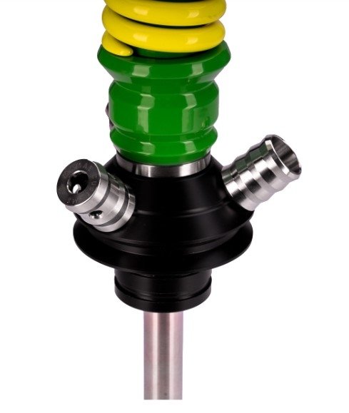 Купить Mamay Custom V3 №12 Coilovers Пружина:Желтый / Шахта:Салатовый (Шахта + Мундштук + Блюдце)