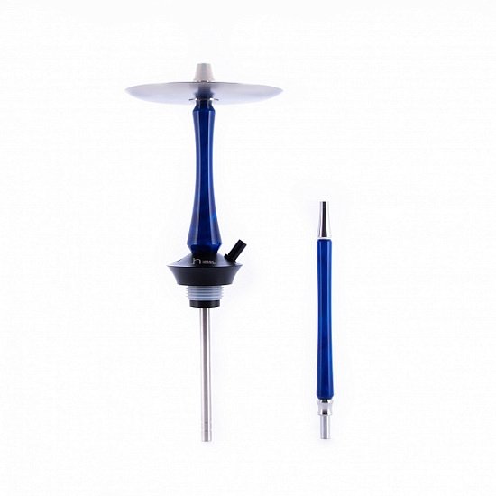 Купить Union Hookah Sleek Акрил Синий (Шахта + Мундштук + Блюдце)
