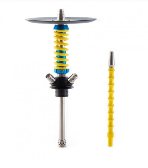 Купить Mamay Custom Coilovers Micro - Пружина:Желтый / Шахта:Голубой (Шахта + Мундштук + Блюдце)